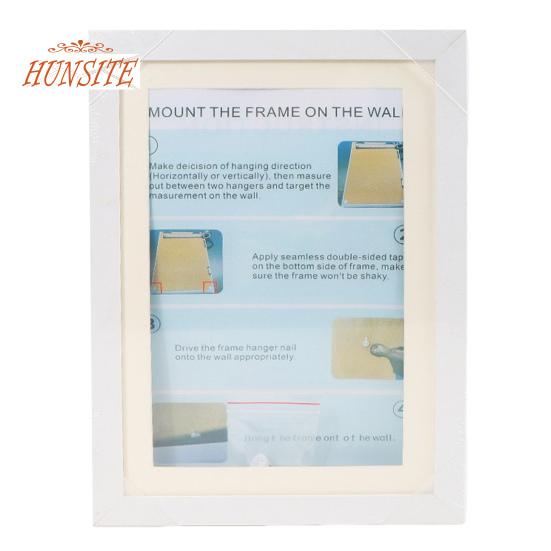 

Детская художественная рамка, фоторамка с передним открытием, простая установка настенного декора White