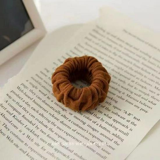 Women's Thick Elastic Headband & Seamless Hair Tie for Autumn/Winter