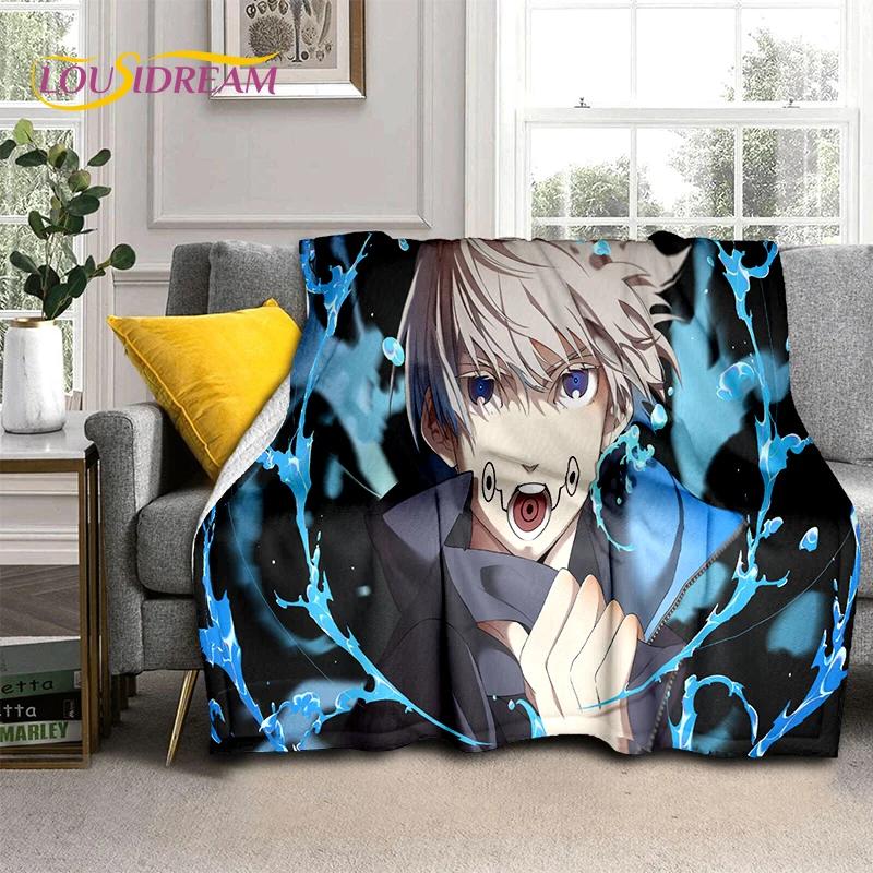 3D Jujutsu Kaisen Anime Cartoon Itadori Yuji Soft Flannel Blanket,Throw Blanket Comfortable Blanket for Picnic Beds Sofa Home
