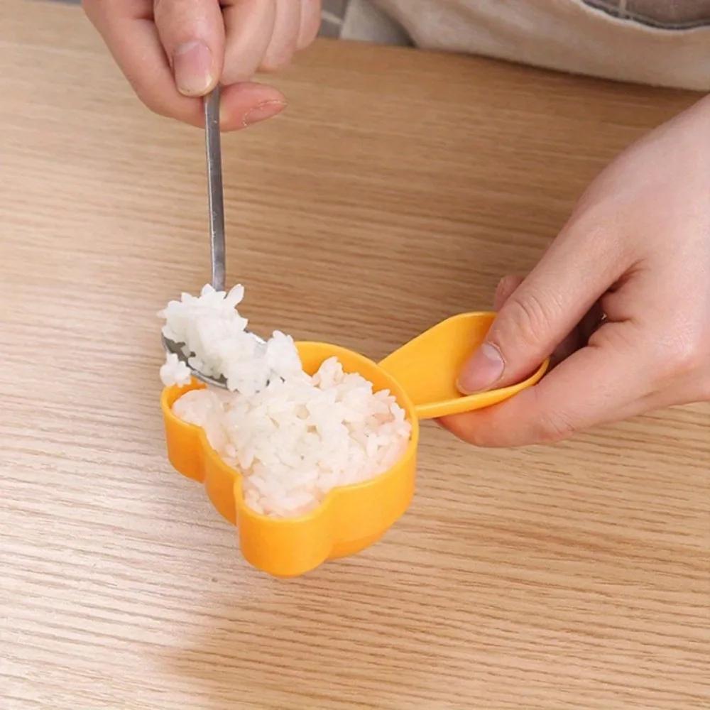 1 Set Rice Ball Mold Cute Smile Cat Sushi Rice Mold Decor Cutter Sandwich Rice Ball Sushi DIY Kitchen Tool Cartoon Cat Moulds