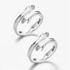 Cross-Border Hug Ring: European & American Fashion Adjustable Open Couple Ring