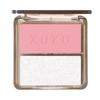 XUXU Colorism Highlighter & Blush Palette: Matte Brightening Multi-use Face Palette for Women.