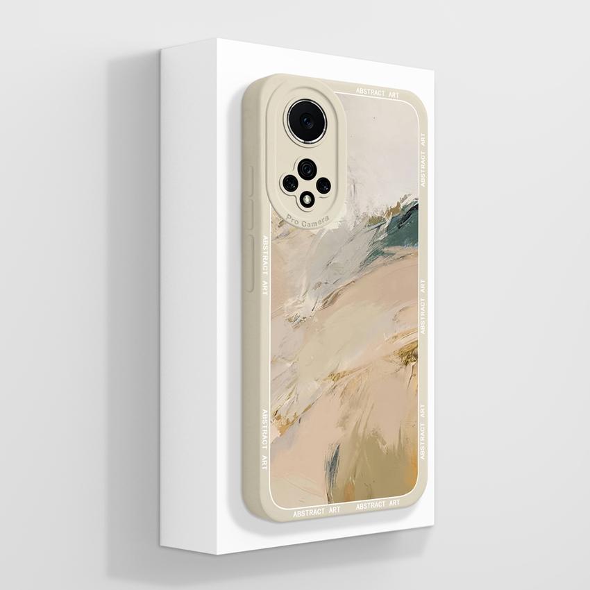 

Для Huawei Nova 9 10 11 Pro Y60 Y72 Чехол для телефона Красивые акварельные цветочные узоры Жидкий силикон Защита от падений Премиальная защитная крышка Для Huawei Case Huawei Nova Y72 4G