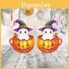 Themed Ghost Halloween Pumpkin Pot Pattern Women Acrylic Earrings For Festival