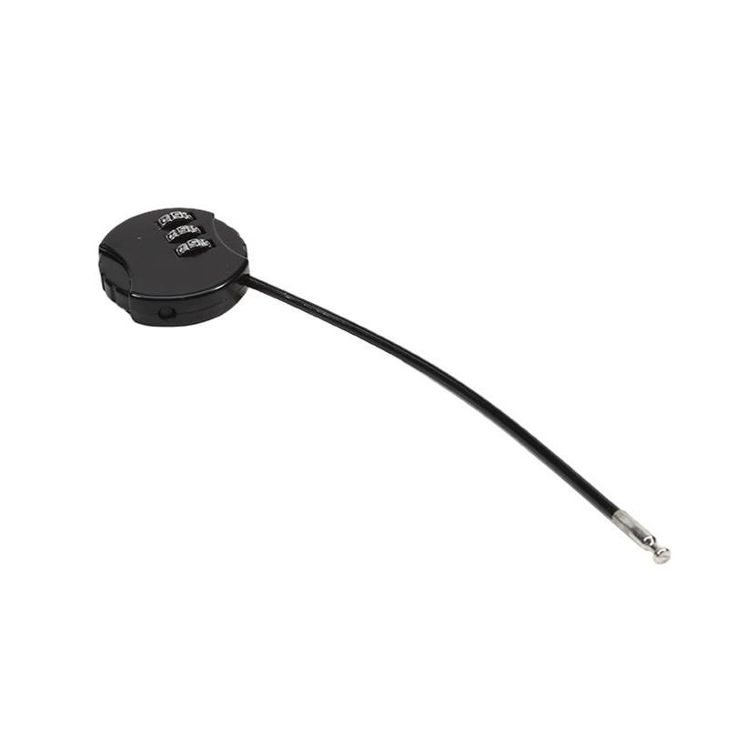 3-Digit Cable Luggage Locks Multifunctional Re-Settable Combination Padlocks Backpack Suitcase Code Locks for School Office