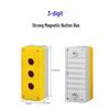 Strong Waterproof Magnetic Button Box: 1234-Position, Emergency Stop & Start Single Hole Control Switch.