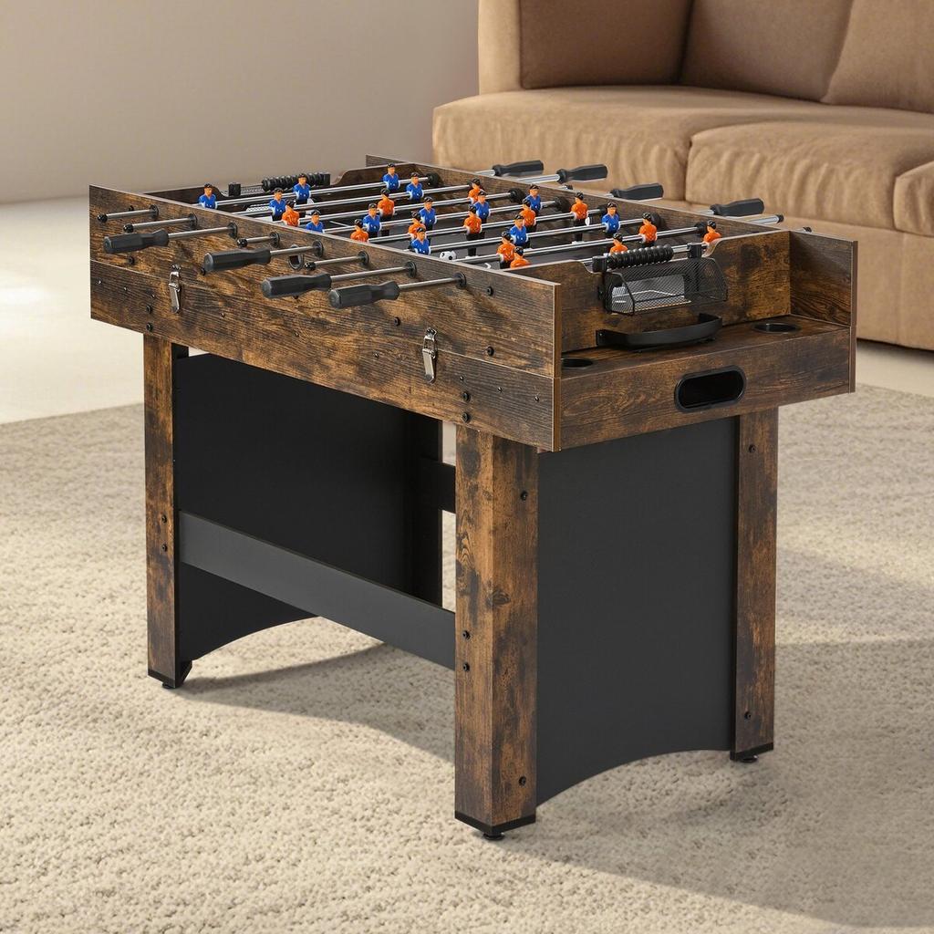 137.1cm Air Hockey Table 3-in-1 Air Powered Combo Table Foosball Ping Pong