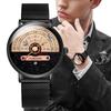 Luxury Men Business Watches Fashion Mesh Band Calendar Quartz Wristwatches For Mens Clock Reloj Hombre