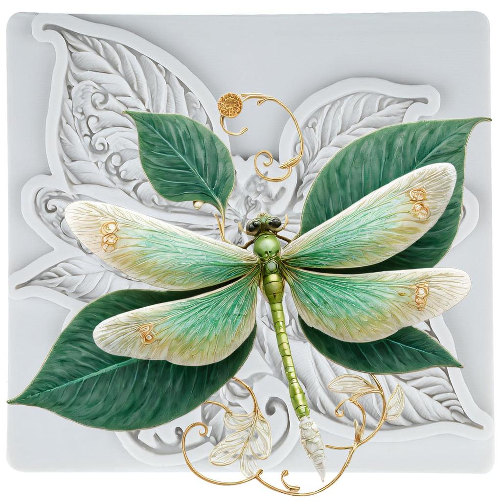 Dragonfly Silicone Molds Dragonfly Fondant Mold Cake Decorating Tools Cupcake Topper Candy Chocolate Gumpaste Mold