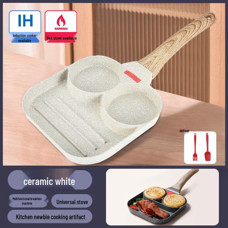 Multi-Functional Non-Stick Breakfast Maker for Burgers, Fried Eggs, Pancakes, Steaks, and Sandwiches