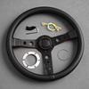 JDM Prototipo Black Edition Suede Leather Steering Wheel 350mm Car Sim Racing Sport Steering Wheel Auto Accessories