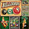 Retro Billard Club Blechschild Cafe Bar Bier Kneipe Snacks Wandkunst Dekoration Man Cave Vintage Metallblechschilder Gemälde Teller