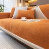 Dark Gray Tianpi Leather Non-Slip Sofa Cushion & Backrest Cover - All-Season 2025 Style