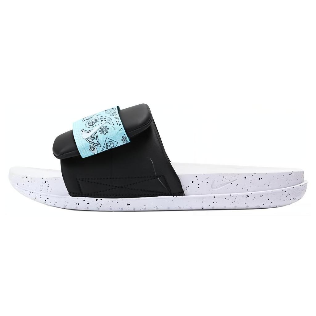 Nike Offcourt Comfortable Stitching Slide Sandals Men Footwear Black White HF5695-011