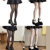 Aesthetic Star Patterned Silk Stockings Sexy Sheer Thin Tights Japanese Harajuku Nylon Pantyhoses Streetwear for Women