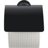 Duravit Starck T Dévidoir de papier wc avec couvercle Noir Mat 125x83x131 mm - 0099404600