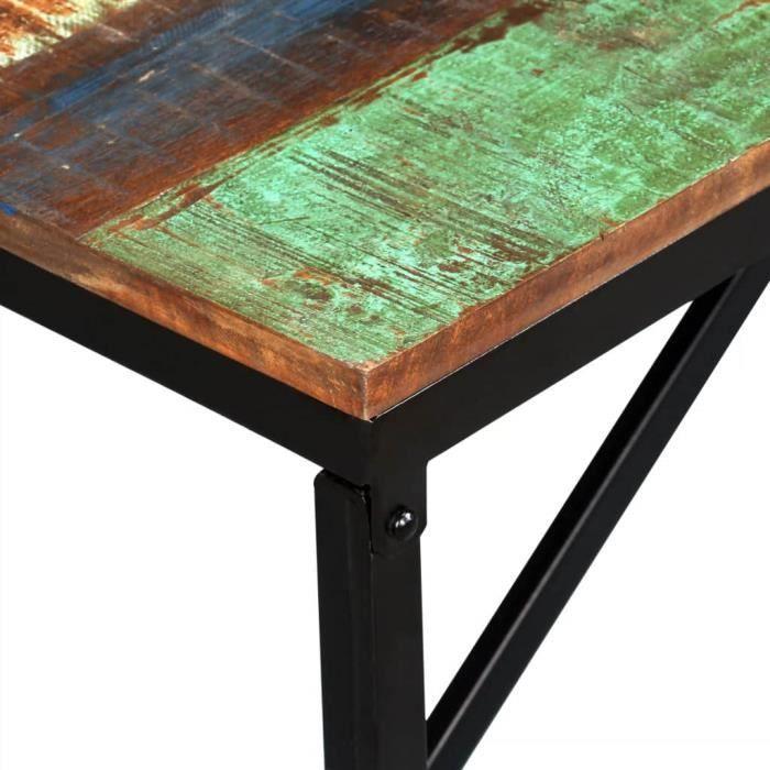 VidaXL Banc 110 x 35 x 45 cm Bois de récupération massif