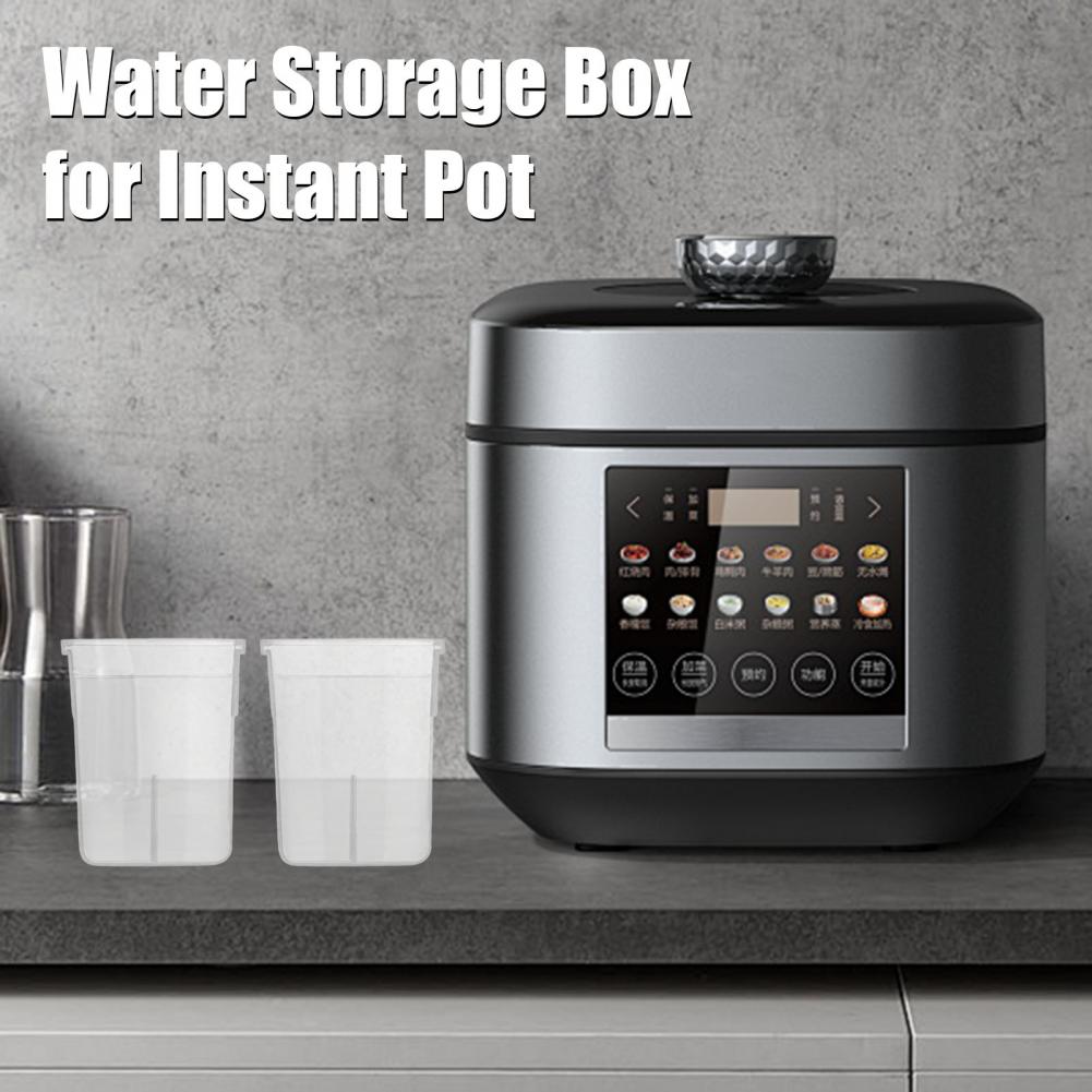2Pcs Condensation Collector Cup Replacement for Instant Pot ULTRA 5 6 8 Quart Series BPA-Free Water Storage Box Kitchen