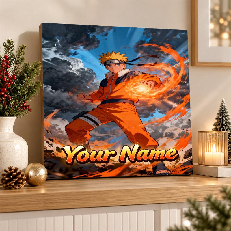 Naruto Uzumaki Custom Name Diamond Painting Personalized 5D Full Drill DIY Diamond Art Home Decor
