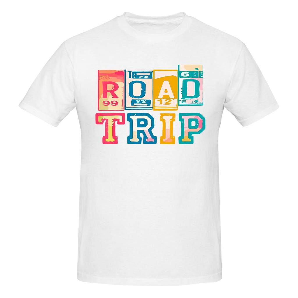 1 Piece Colorful Novelty Graphic 100 Cotton Tshirt Road Trip Tees Tops For Unisex