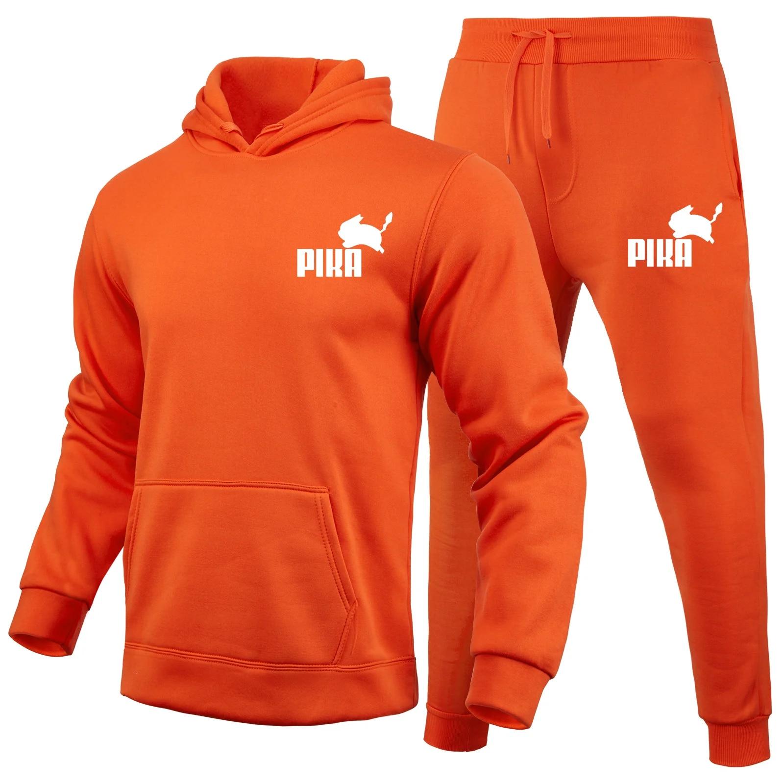 

Pika Hoodie Set Жіночі толстовки Костюми Відкритий фітнес біг модний спортивний костюм Весняно-осінній стиль Толстовка L