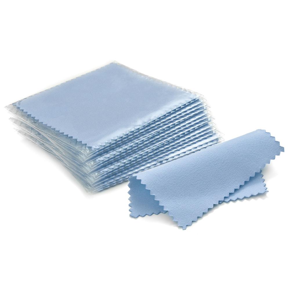 50pcs 8x8cm Silverware Polishing Cloth Jewelry Cleaner Cloth Wipes For Silver Gold Platinum Cleaning Keep Coin Ring Clean Shiny