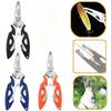 Multi-Function Fishing Pliers Stainless Steel Hook Remover Braided Line Scissors Outdoor Line Cutting & Split Ring Fishing Tools