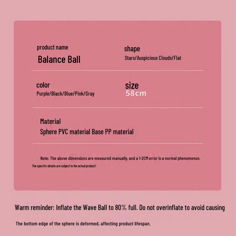 Bosu Ball Half-Round Balance Ball
