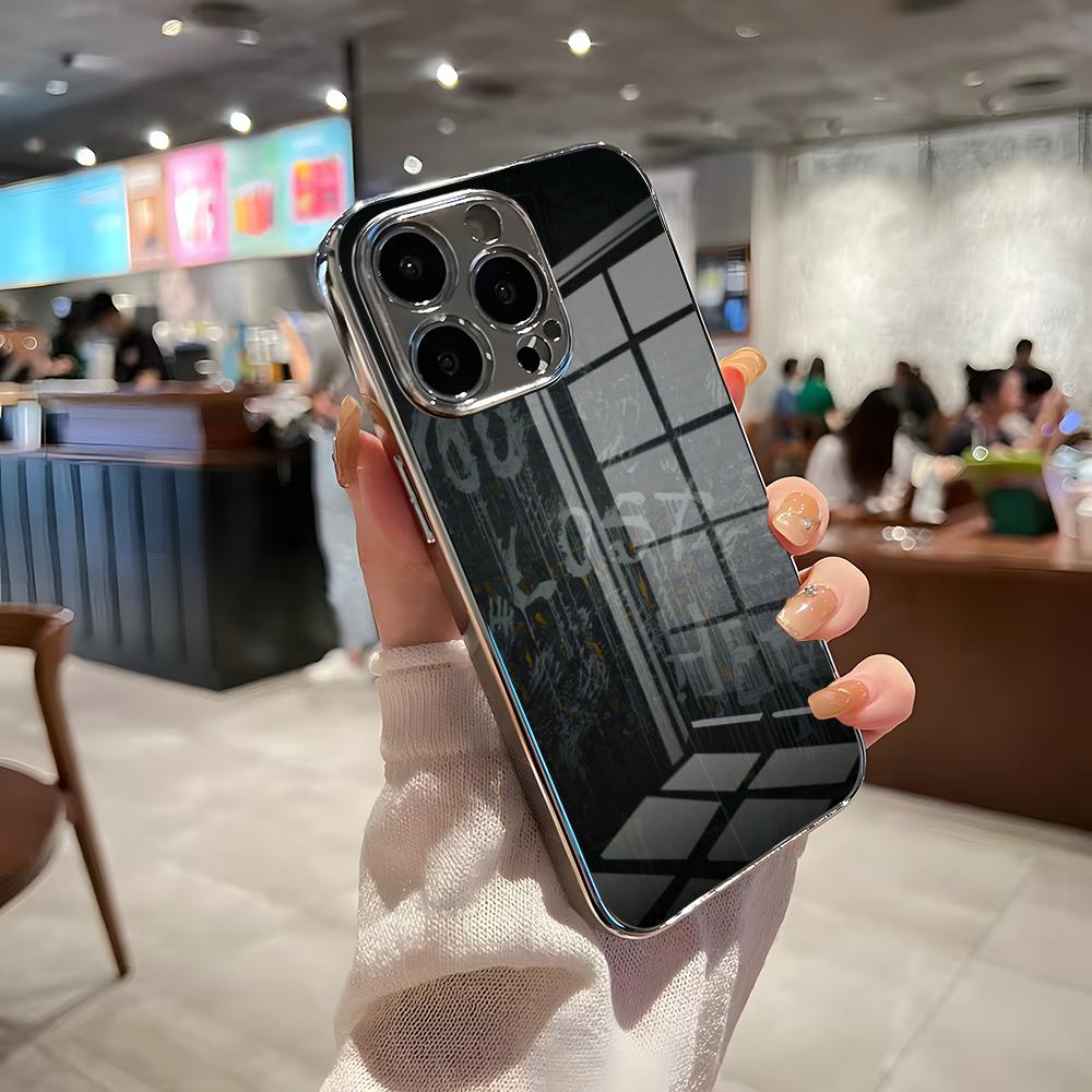 A-Alan Wake 2 Game Phone Case For IPhone 17 Pro Max 15 Pro 16 14 Plus 12 13 Mini 11 Pro Shockproof Electroplated Glass Cover