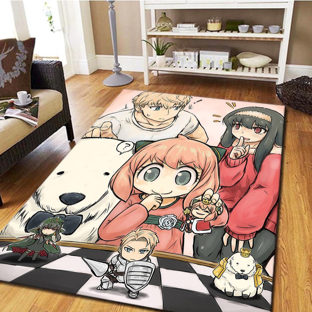 SPY FAMILY Carpet - Living Room Bedroom Use, Home Decor Cool Movie Mat & Play Floor Mat -HE183