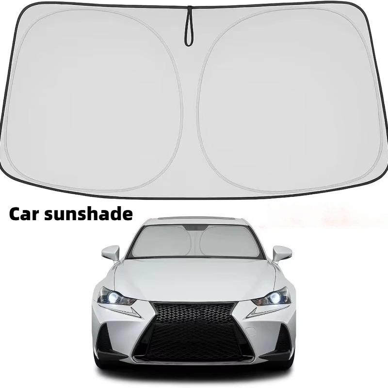 Front Windshield Sunshade, Foldable Sun Visor , Suitable for Sedan and SUV Models