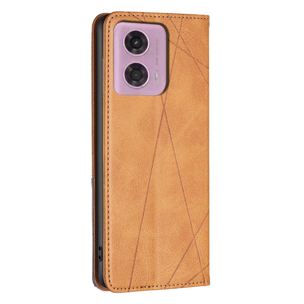 For Motorola Moto G45 5G/G34 5G Imprinted Leather Phone Case with Card Slots