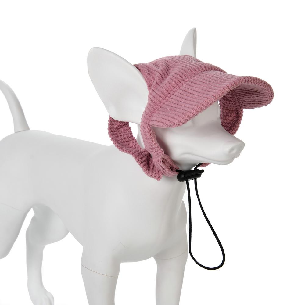 Adjustable Corduroy Dog Baseball Cap Sun Hat for Small Medium Large Dogs Cats Puppies Pet Pink Gray Outdoor Shade Accessories