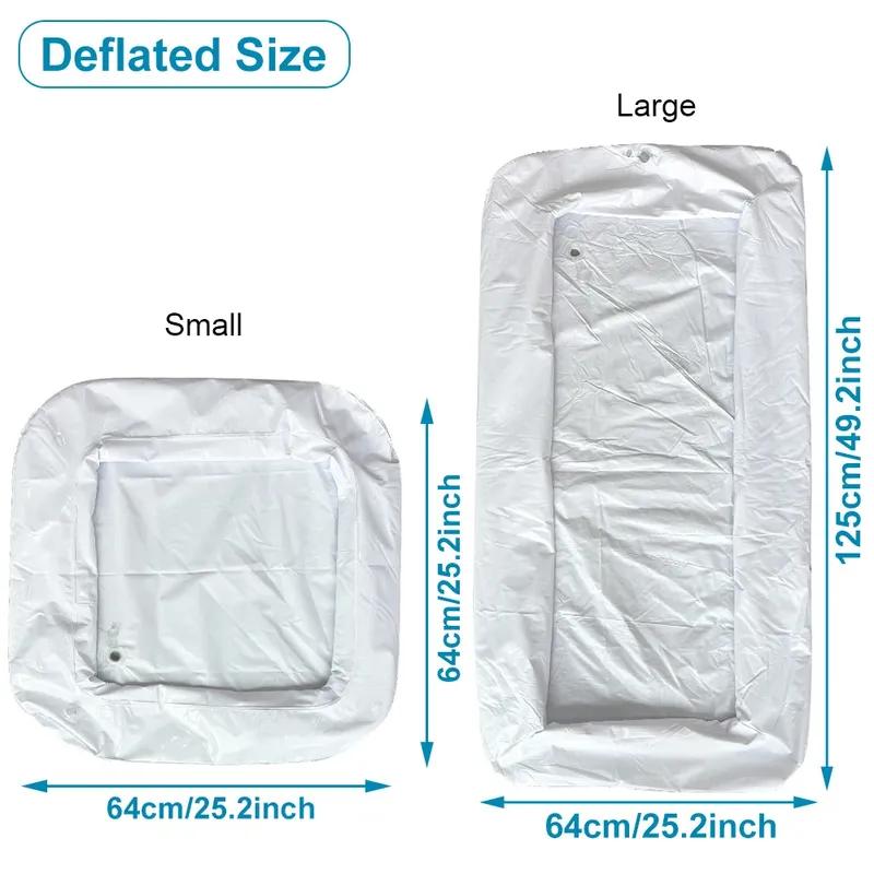 1ks Nafukovací PVC Ledový Bar Udržovací Chladicí Podložka Nádoba Ideální pro Nápoje Svačiny Ideální pro Letní Plážovou Vodní Zábavu Párty