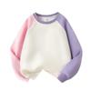 Mädchen Raglanärmel Rundhals Sweatshirt - Modisches Herbst/Winter Freizeit-Oberteil