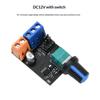 DC12V PWM Fläkthastighetsregulator Modul Med Strömbrytare 3/4-tråds Motorregulator Elektrisk Fläkthastighetskontrollratt För Dator PC-chassi