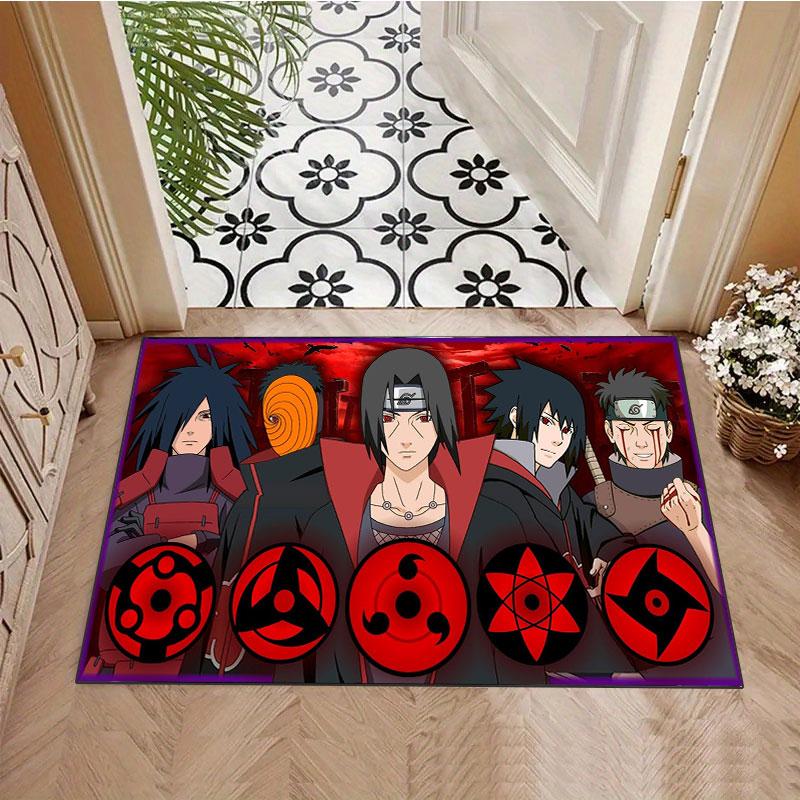 N-Naruto-themed carpet, suitable for living room, bedroom, game room, computer room and home décor.
