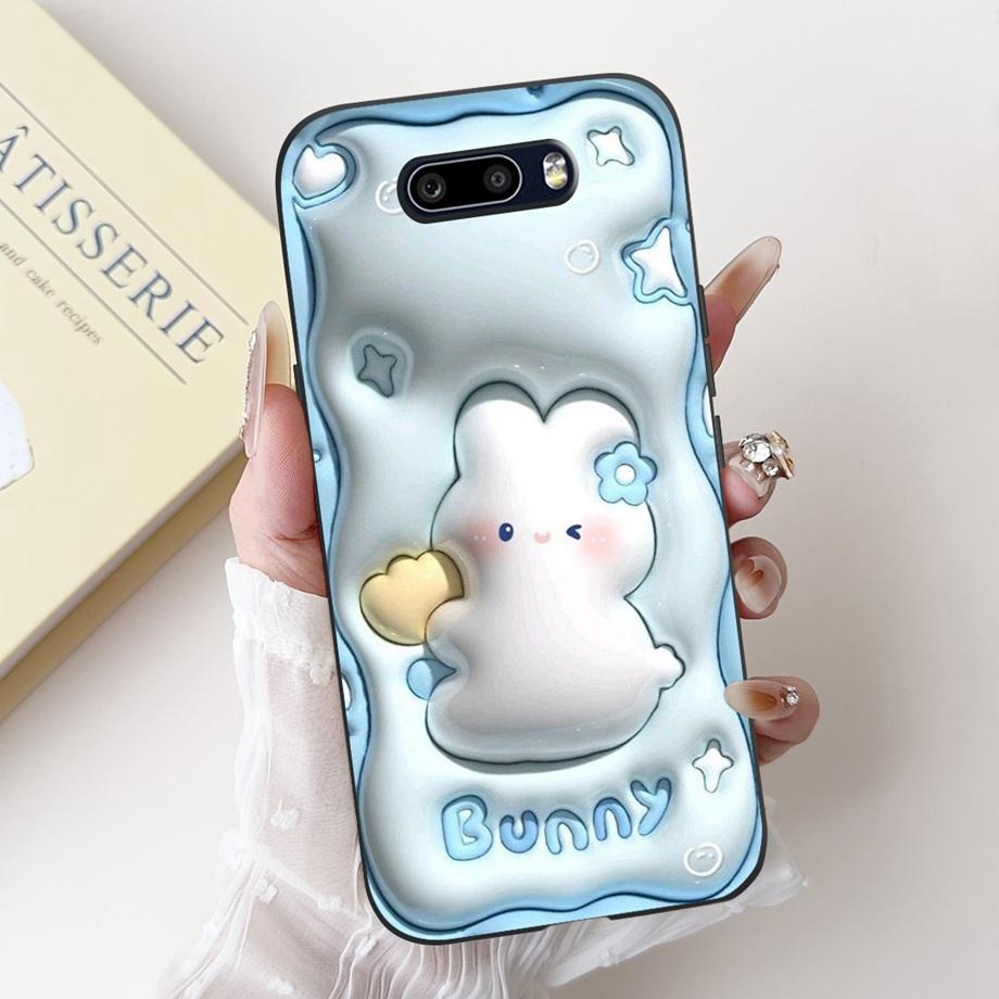 For LG V50s V50 ThinQ Phone Case LG G8X ThinQ V50 Dual Screen Back Cover Soft Silicone Fundas Lovely Panda Rabbit Flower Cartoon