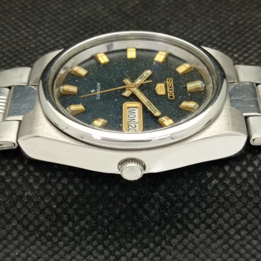 USED SEIKO 5 JAPAN MENS OLD AUTOMATIC ORIGINAL DIAL WATCH A416141-2 R10621f-a416141