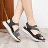 Fashion GKTINOO 2025 New Women Sandals Platform Leather Ladies Sandals Comfortable Flat Sandals Open Toe Beach Shoes Woman Footwear