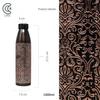 Copper Water Bottle 1 Litre | Water Bottle for Office | Water Bottle for Kids | 100% Pure Copper Insulation Wide Mouth