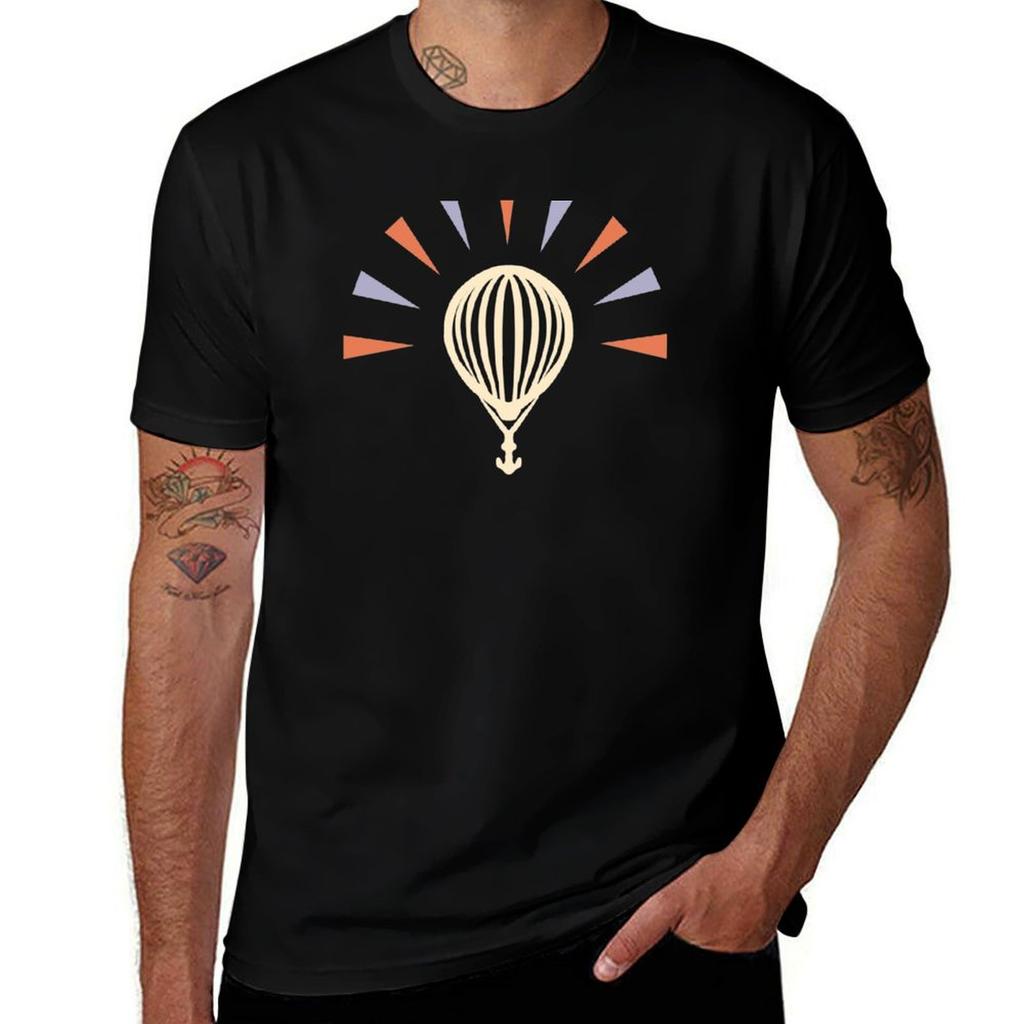 Air Ballon Tshirt Work Basic Short Sleeve Top
