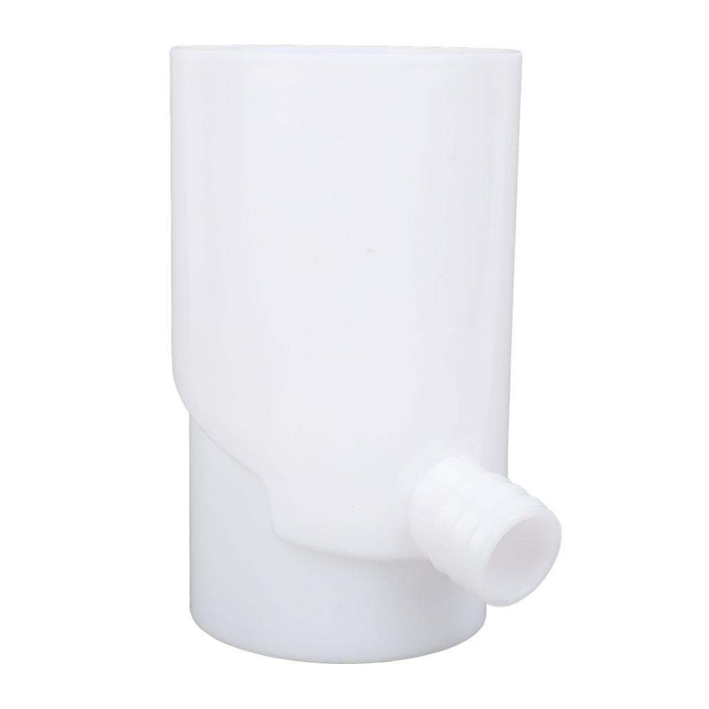 10cm Rainwater Collection System Efficient Round Downspout Diverter for Irrigation Systems Aquariums White