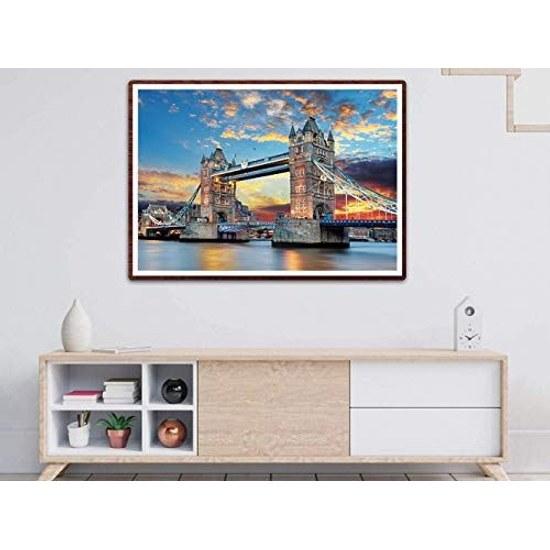 1000-piece puzzle - London Bridge adults teenagers children jigsaw toy gift educational intellectual stress relief fun family game