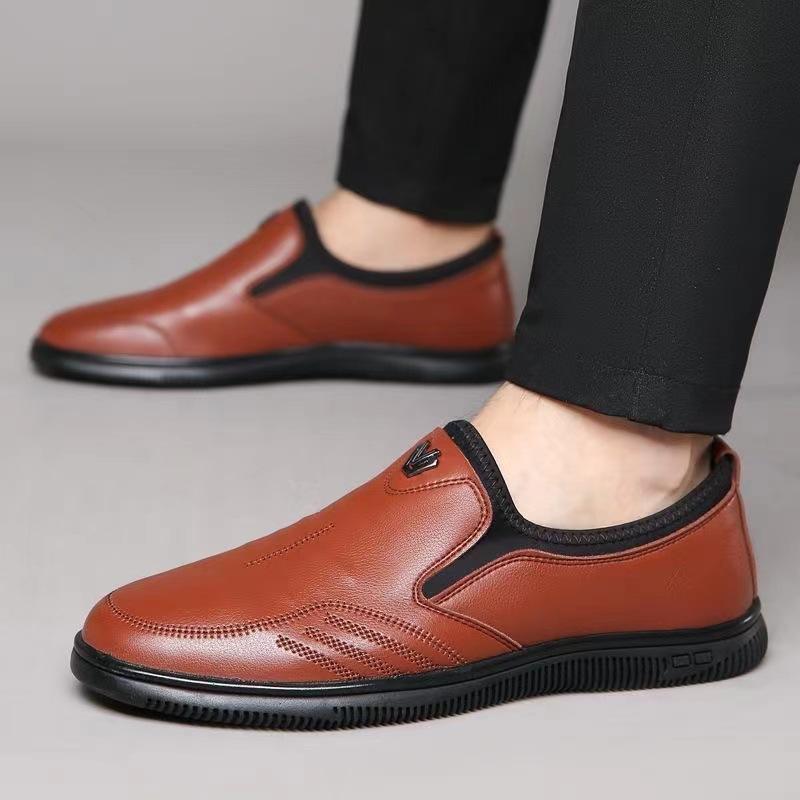 Men's business foot leather shoes non-slip breathable soft-soled leather shoes shoes