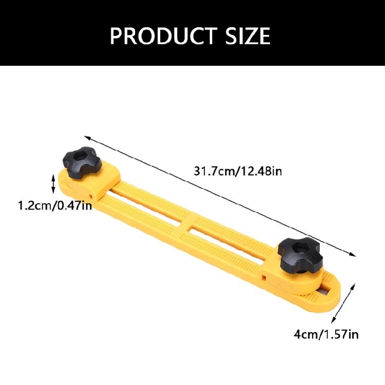 Cutting Machine Guide Milling Positioning Tool for Enhances Durability & Precise Accurate Woodworking Enhances Accuracy