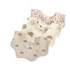 Korean 6-Layer Cotton Gauze Petal Bib: 360° Anti-Spit-Up Newborn Drool Towel.