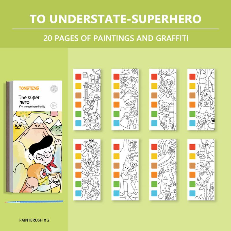 Portable Baby Doodle Book: Educational Watercolor Painting for Kids - Just Add Water