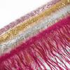 10 Yards 20cm Colorful Sequin Shiny Tassel Lace Trim Ribbon Fringe Diy Handmade Dance Performance Stage Costume Curtain Decor