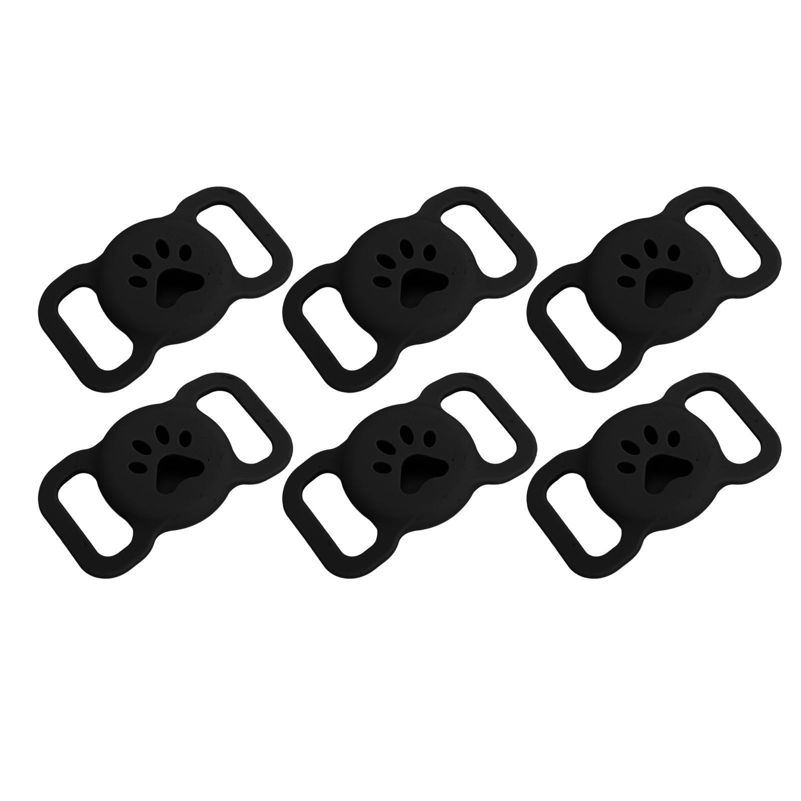 6pcs Pet Collar Holder for Silicone Anti Lost Protective Cat Collars Case for Cat Dog Pet Collar